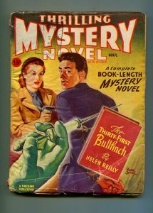 THRILLING MYSTERY NOVEL MARCH 1946-THRILLING-GUN MOLL-VG 