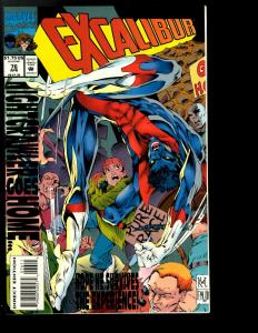 12 Excalibur Deluxe Marvel Comics # 73 74 75 76 77 78 79 80 81 82 83 84 JF26