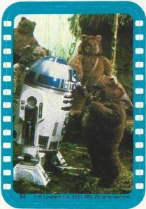 1983 Star Wars: Return of the Jedi Sticker #53