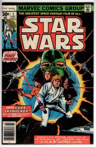 Star Wars #1 Second Print 30-Cent Cover (1977) 7.5 VF- 412