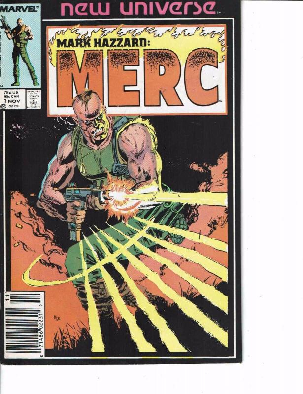 Lot Of 2 Marvel Books Mark Hazzard:Merc #1 and PSI Force #1   ON2