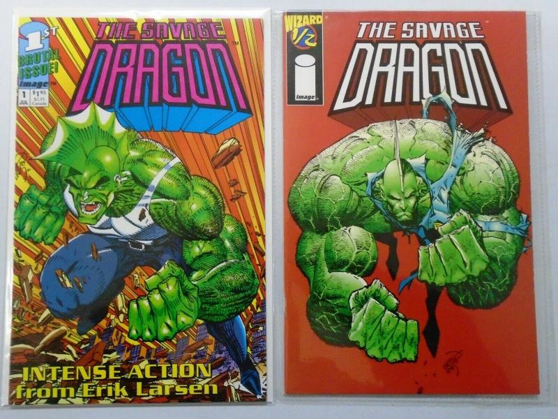 Savage Dragon (1st Series) Set:#1+1/2, 8.0/VF (1992+1997)