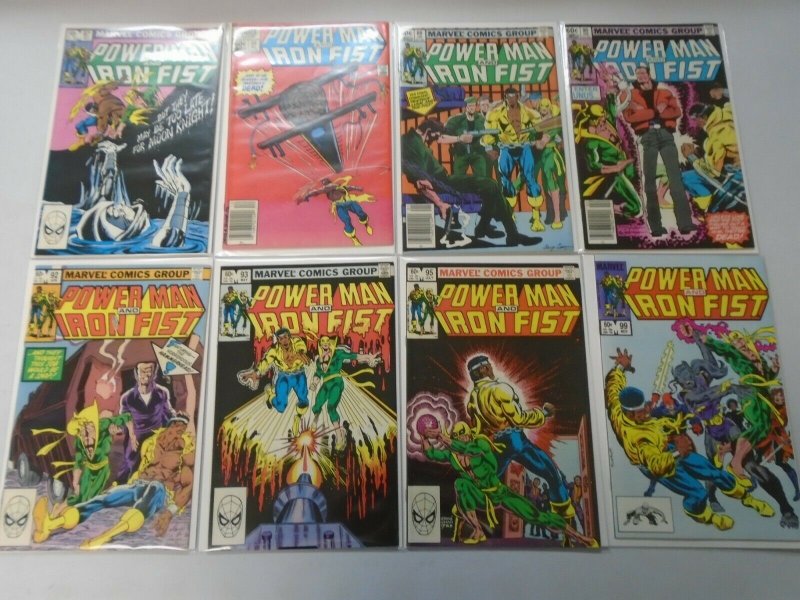 Power Man Iron Fist lot 35 different from #77-125 last issue avg 8.0 VF (1982-86