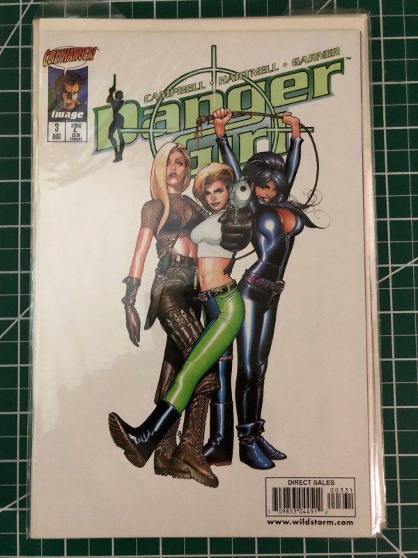 Danger Girl Special (2000) + 2, 3, 7 (1997) Campbell, Hughes art