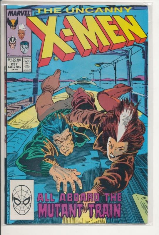 Marvel Comics The Uncanny X-Men #237 Fine/Very Fine (7.0) (765J) 