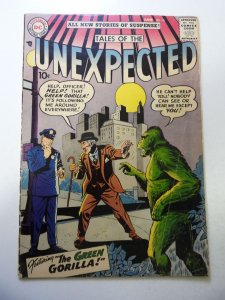 Tales of the Unexpected #14 (1957) GD+ Cond 1 3/4 cumulative spine split