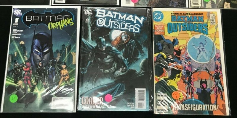 BATMAN 7PC LOT (VF) HUNTRESS!! TARZAN!! OUTSIDERS!! GOTHAM KNIGHTS!! 1986-2011