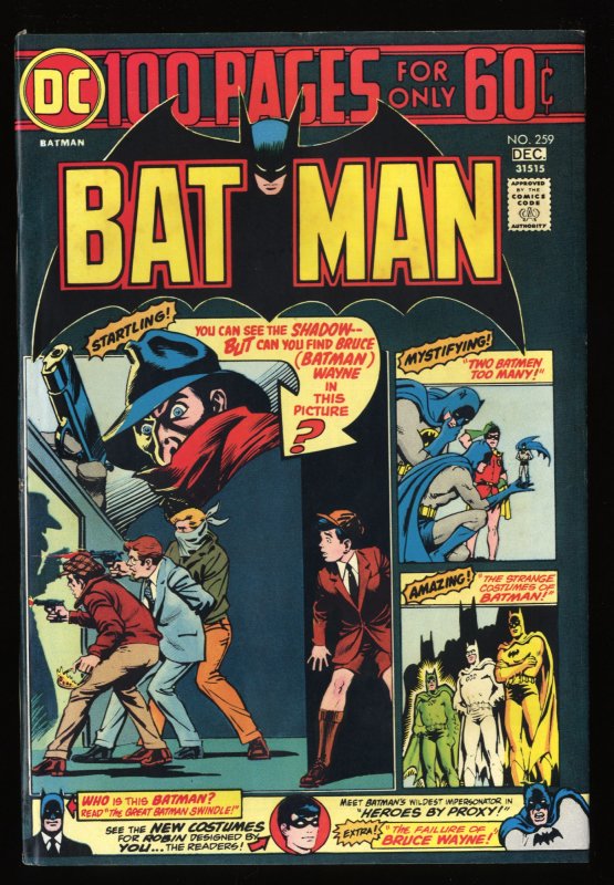 Batman #259 VF 8.0