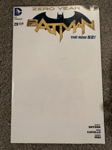 Batman #29 Blank Cover (2014)