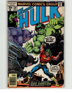 The Incredible Hulk #218 (1977) Hulk