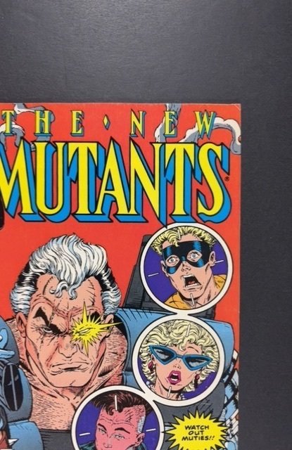 The New Mutants #87 (1990) FIRST CABLE
