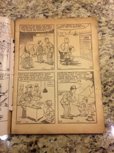 Large Feature Comic #12 GD- 1.8 Dell Clyde Lewis Art WWII 1942