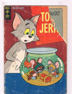 Tom & Jerry # 217 Gold Key Silver Age Comic Book 1963 Cartoon Characters JH2