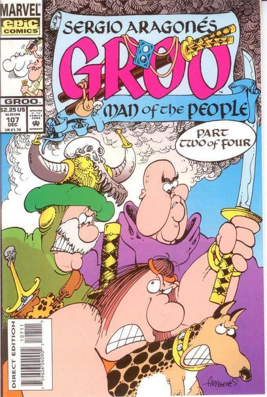 GROO 107 VF-NM Dec. 1993 SERGIO ARAGONES COMICS BOOK