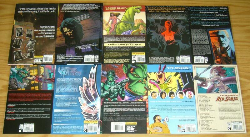 Lot of (10) Dynamite TPBs/HCs - alice cooper - twilight zone - (value: $191)