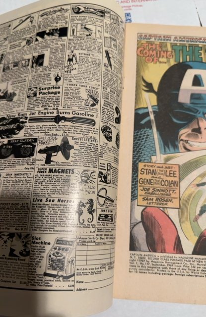 Captain America #117 (1969)1st Falcon- 7.0 or better