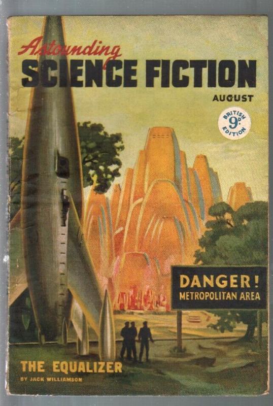 Astounding Science Fiction British Edition 8/1947-sci-fi pulp fiction-William...