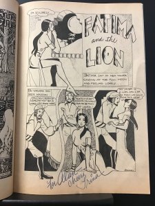 All Girl Thrills #1 - Trina Robbins Autograph pg 12 / Only Printing 5.5 (1971)