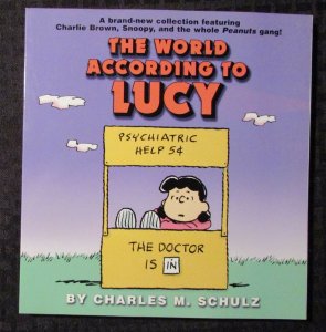 2002 WORLD ACCORDING TO LUCY by Charles M. Schulz SC VF+ 8.5 Ballantine
