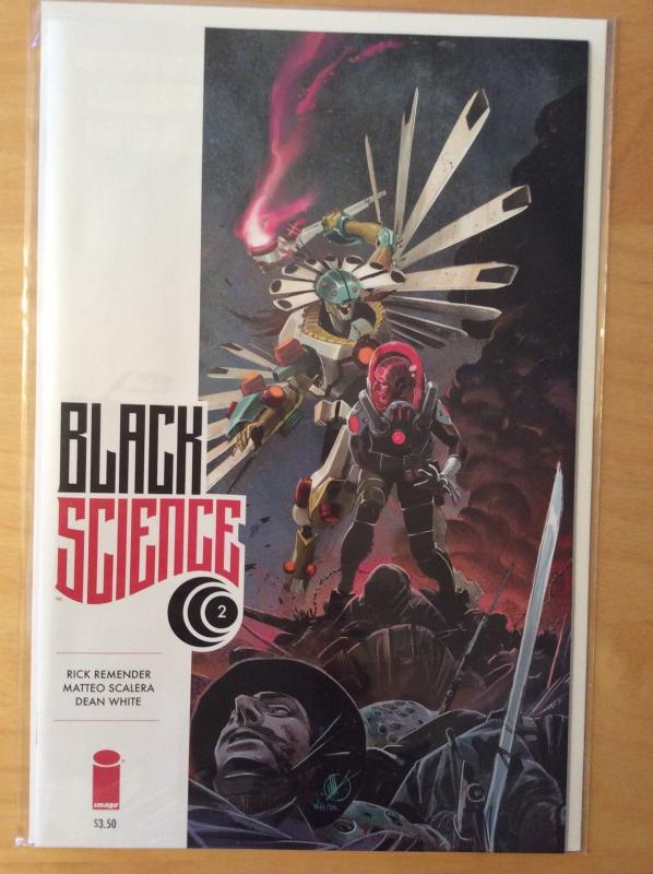 BLACK SCIENCE 1 - 5, 9 - 19, AVG GRADE NM, 1ST PRINTS, REMENDER, FEAR AGENT