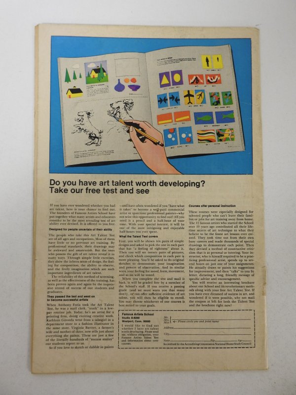 The X-Men #63 (1969) GD+ Condition staple missing bottom staple