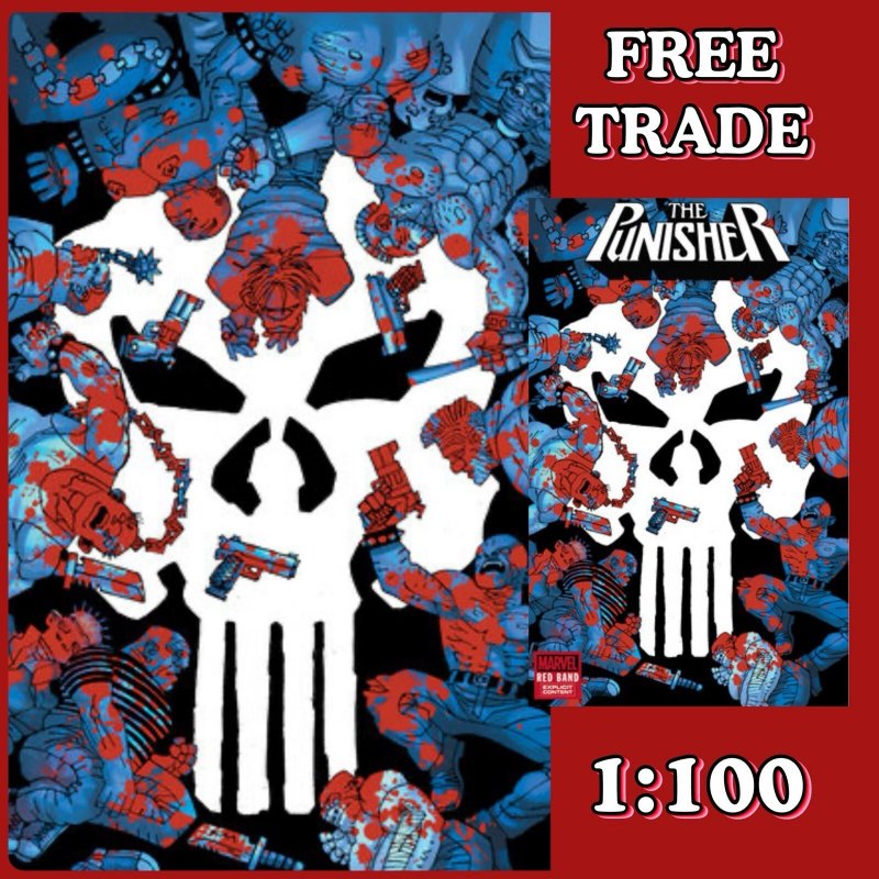 ? PUNISHER: RED BAND #1 - 1:100 FRANK MILLER VIRGIN [POLYBAG] - MY UK FRIEND!