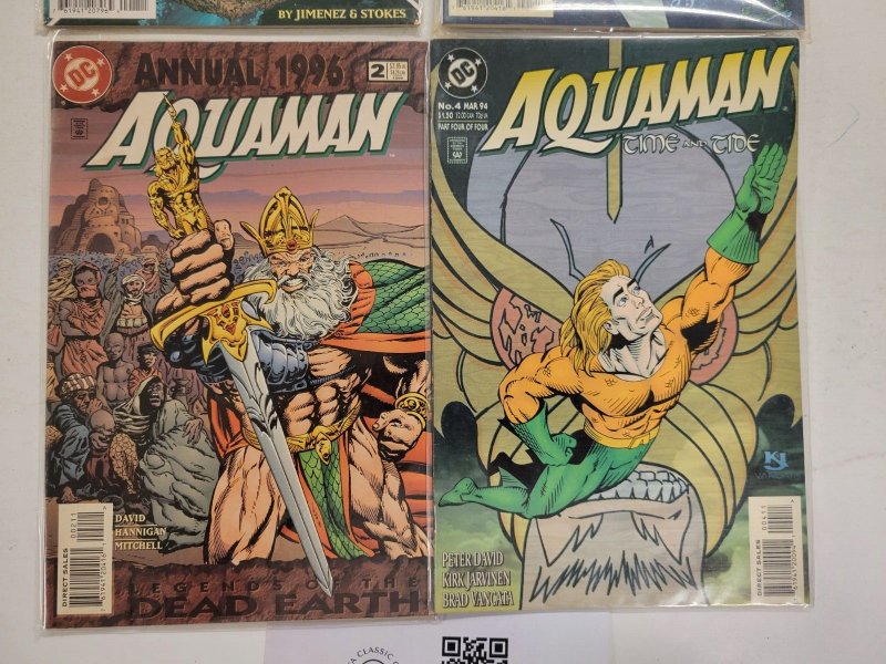4 DC Comics #1 Tempest #4 1 2 Aquaman Annual 1995 1996 69 LP6