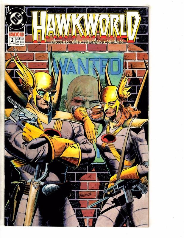 Lot Of 10 Hawkworld DC Comic Books # 1 2 3 4 5 6 7 8 9 10 Hawkman Batman PP5