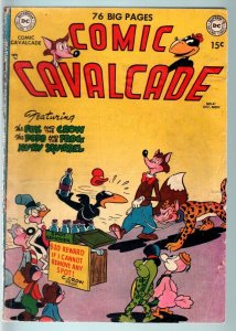 COMIC CAVALCADE #41-1950-DC-LAST SQUAREBOUND-FOX & CROW-SHELDON MAYER ART-VG VG