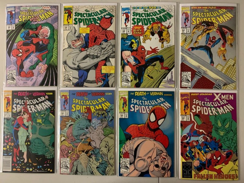 Peter Parker Spectacular Spider-Man lot #102-199 + ANN  28 diff avg 7.0 (1985)