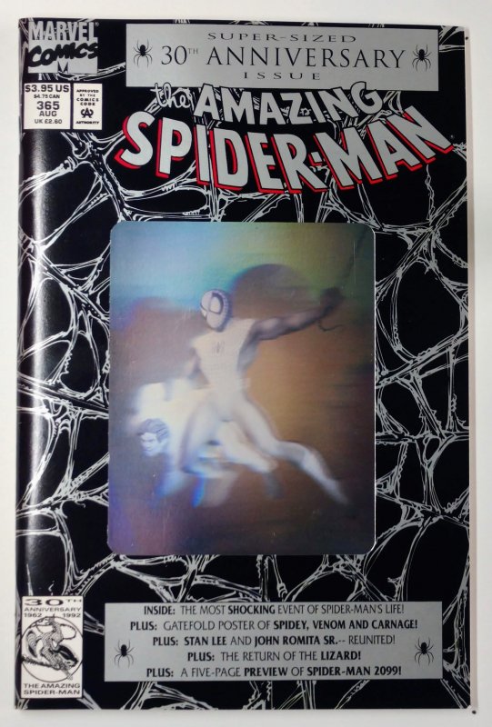 The Amazing Spider-Man #365 (NM, 1992) 5-page preview of Spider-Man 2099