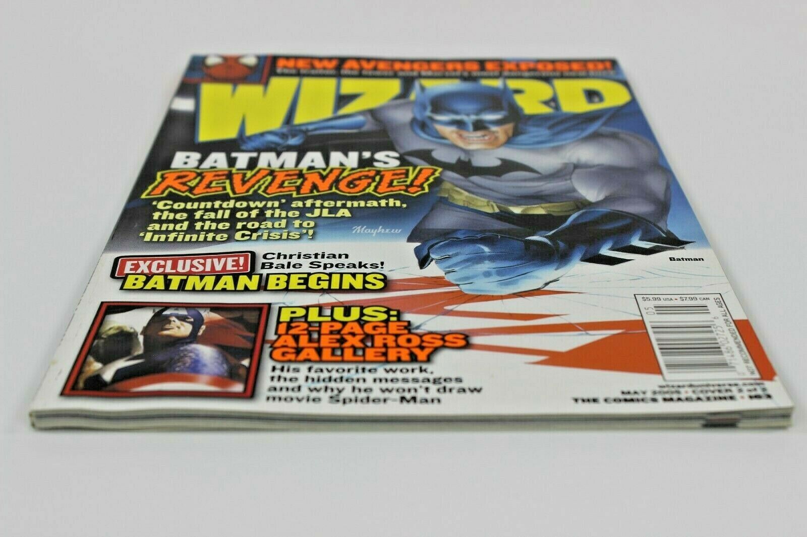 Wizard Magazine 163 Cover 2 May 2005 Alex Ross Gallery Batman Begins