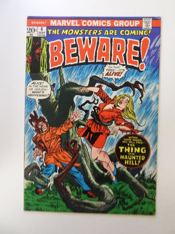 Beware! #4 (1973) FN/VF condition