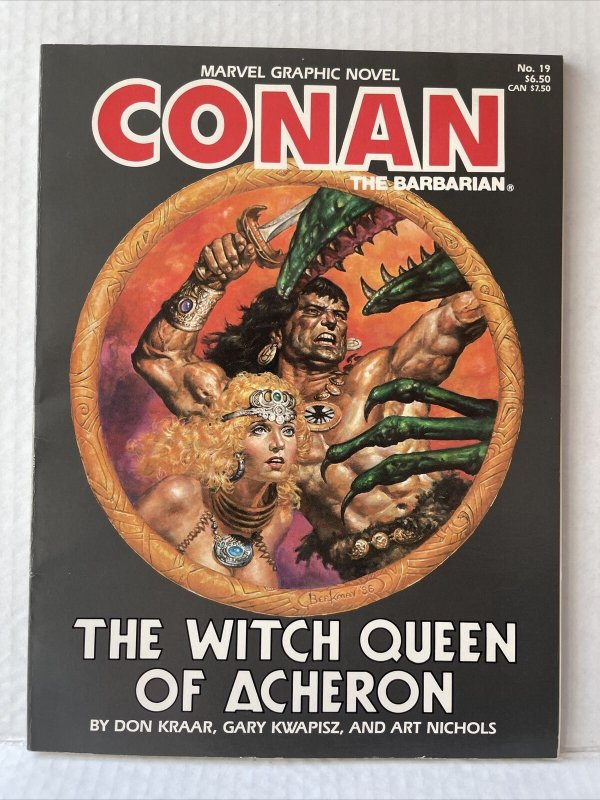 Marvel Graphic Novel #19 Conan The Barbarian 