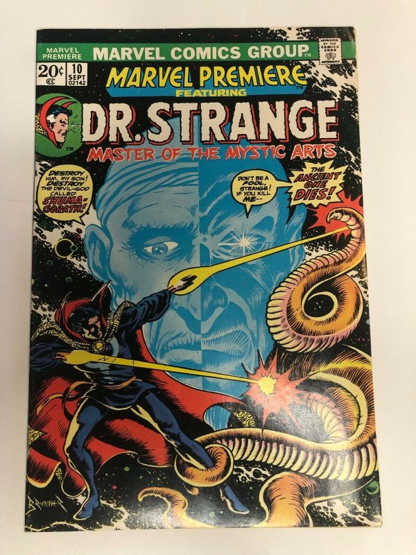 MARVEL PREMIERE #10 VF 1st app Shuma-Gorath Doctor Strange Movie ~ WHITE PAGES