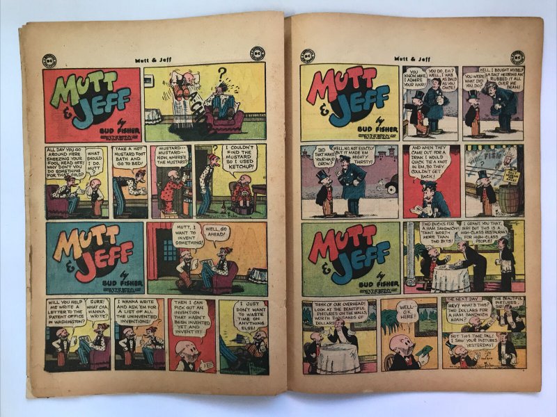 Mutt & Jeff 38    Detached Center Fold