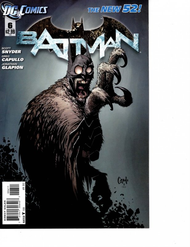 Batman (2011) #6 Very Fine+ (8.5) New 52 Court of Owls