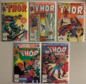 Mighty Thor lot #256-325 + 2 Annuals Direct Marvel (avg 6.0) 45 diff (1977-82)