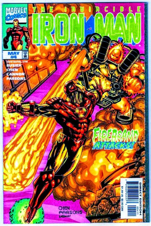 IRON MAN #4 (VF/NM) 1¢ Auction! Kurt Busiek No Resv! See More!!!