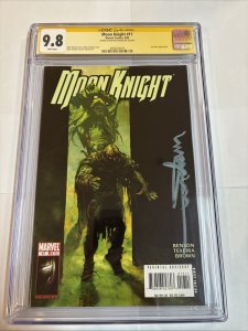 Moon Knight (2008) # 17 (CGC 9.8 SS) Signed Arthur Suydam • Marvel