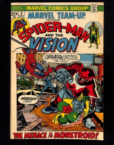 Marvel Team-up #5 Spider-Man Vision!