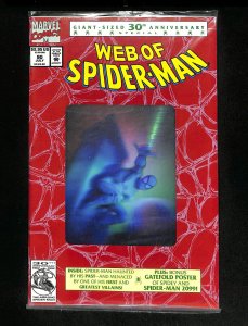 Web of Spider-Man #90 Hologram Cover!