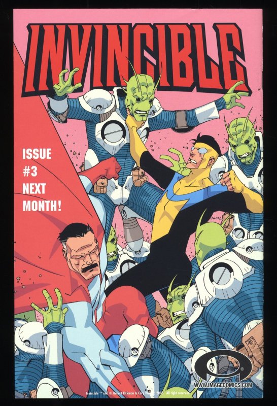 Invincible #2 VF+ 8.5 1st Robot Rex Plode, Atom Eve and Dupli-Kate!