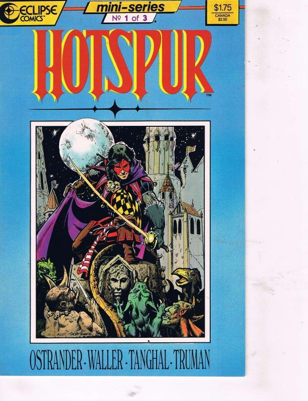 Hotspur Eclipse Comics Complete Ltd Ser # 1 2 3 Ostrander Waller TW25