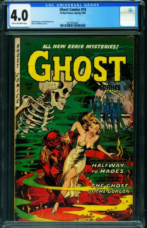 Ghost #10 CGC 4.0 1954 Fiction House-pre-code horror 2019323001