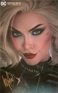 BATMAN '89 #1 (2021) WARREN LOUW TRADE/MINIMAL  VARIANT SET SIGNED W/COA NM.