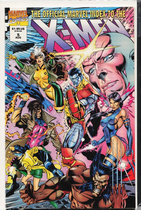 The Official Marvel Index to the X-Men #5 (1994) X-Men