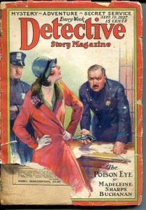 Detective Story Magazine 9/10/1927-EDGAR WALLACE-APPLE-BUCHANAN- fair