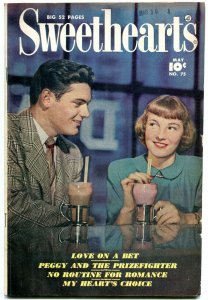 Sweethearts #75 1949- Golden Age Fawcett Romance- Ice Cream cover FN-