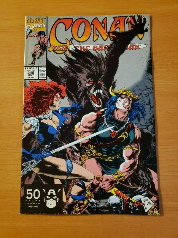 Conan The Barbarian #246 Direct Market Edition ~ NEAR MINT NM ~ 1991 Marvel